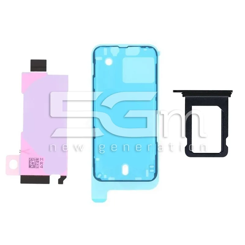 Rear Cover Full Parts Black iPhone 13 Mini No Logo | 5G-M Online Store