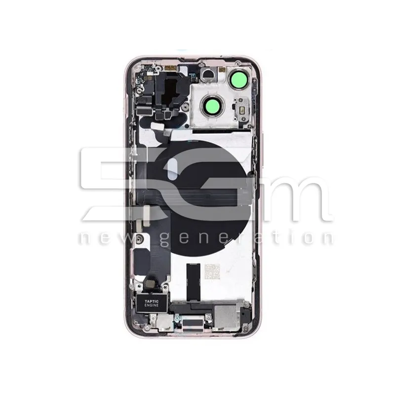 Rear Cover Full Parts Pink iPhone 13 Mini No Logo