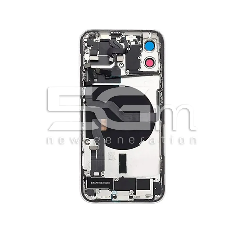 Komplette Hülle Weiß iPhone 12 Ohne Logo | Online Shop 5G-M