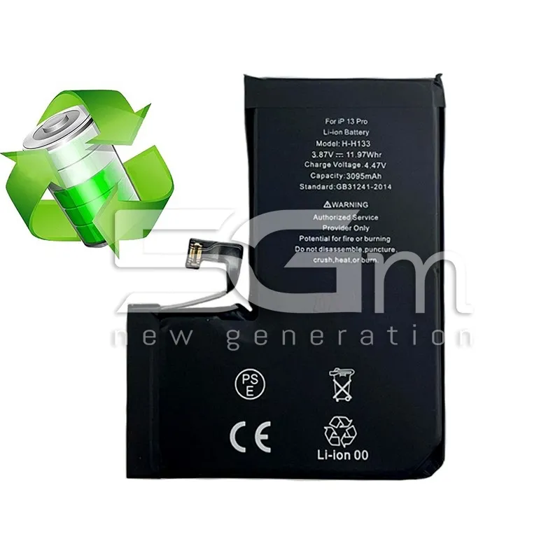 Bateria H-H133 3095 mAh iPhone 13 Pro No Logo | Loja Online 5G-M