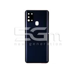 Cache Arrière Noir + Vitre Caméra Samsung A21s SM-A217 | 5G-M
