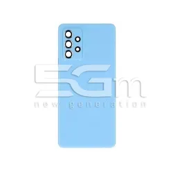 Rear Cover Blue + Camera Lens Samsung SM-A525 A52 No Logo