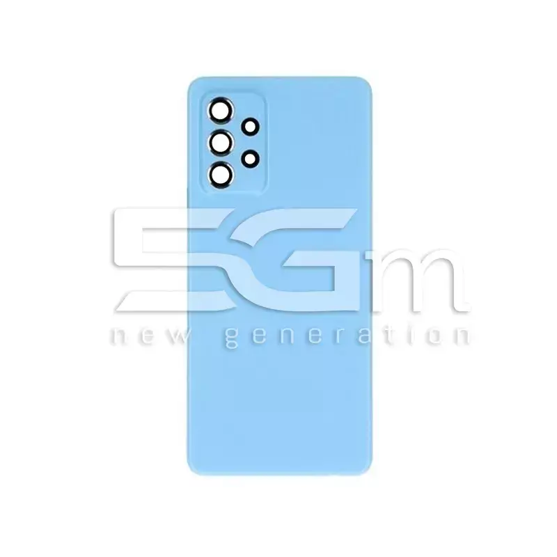 Rear Cover Blue + Camera Lens Samsung SM-A525 A52 No Logo