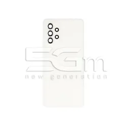 Coque Arrière Blanche + Verre Caméra Samsung A525 A52 Sans Logo | 5G-M