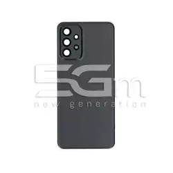 Rear Cover Black + Camera Lens Samsung SM-A235 A23 No Logo