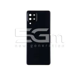 Cache Arrière Noir + Verre Caméra Samsung SM-A225 A22 Sans Logo | 5G-M