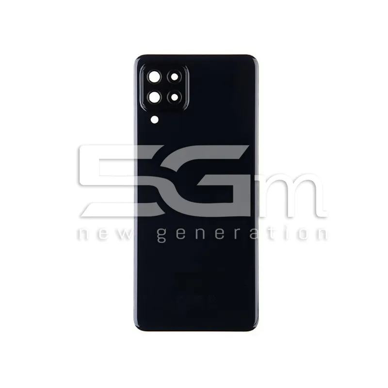 Rear Cover Black + Lens Camera Samsung SM-A225 A22 No Logo | Loja Online 5G-M