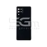 Rear Cover Black + Lens Camera Samsung SM-A225 A22 No Logo
