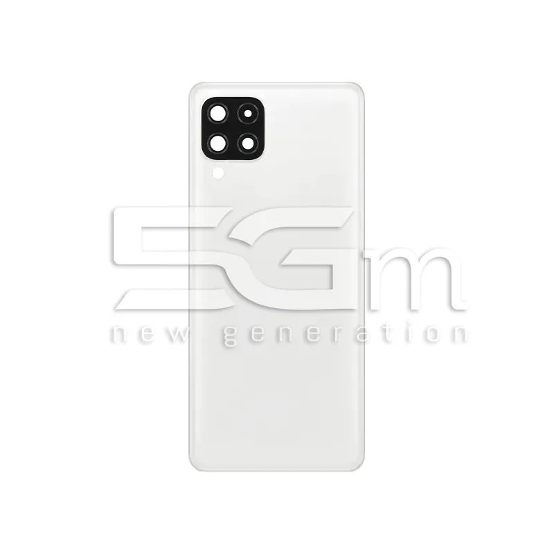 Retro Cover Bianco + Vetrino Camera Samsung SM-A225 A22 No Logo | Store Online 5G-M