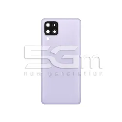 Cache Arrière Violet + Verre Caméra Samsung A22 Sans Logo | 5G-M