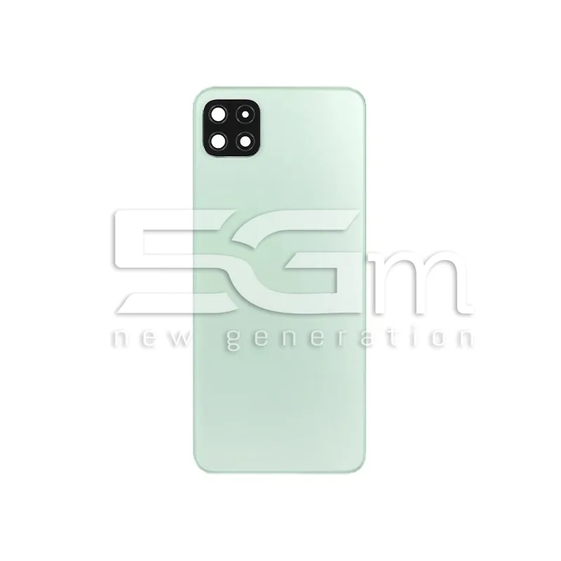 Rückabdeckung Grün + Kameraglas Samsung A22 5G No Logo