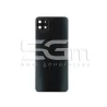 Akkudeckel Schwarz + Kameraglas Samsung A22 5G Ohne Logo | 5G-M