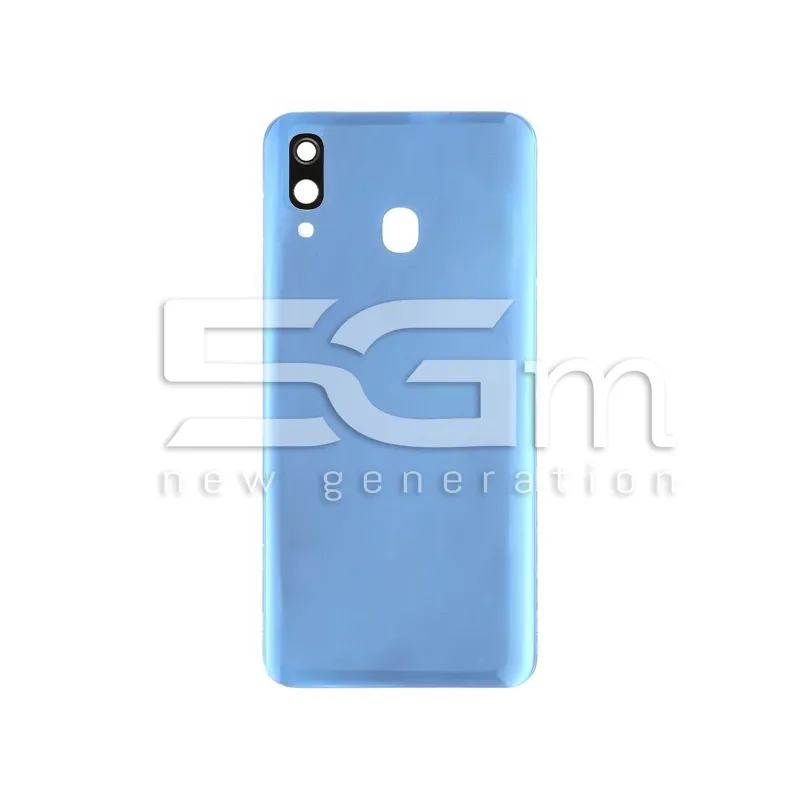 Retro Cover Blu + Vetrino Camera Samsung SM-A305 A30 No Logo | Store Online 5G-M