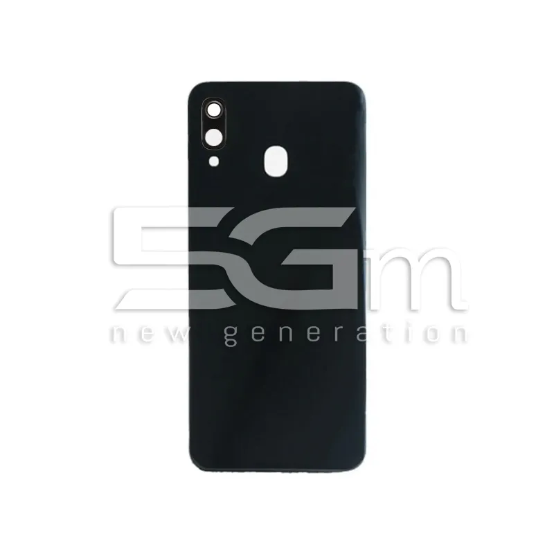 Samsung A30 Rückabdeckung Schwarz + Kameraglas Ohne Logo | 5G-M.com