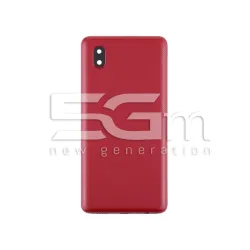 Заден капак Червен + Стъкло на камерата Samsung SM-A013 A01 | 5G-M