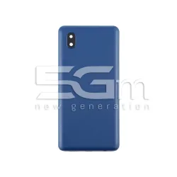 Заден капак Син + Стъкло на камера Samsung A01 | 5G-M.com