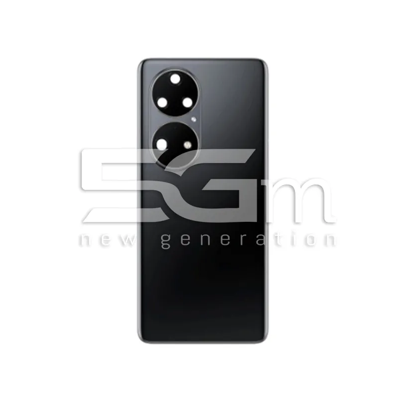 Rückseitenabdeckung Schwarz + Kamera Glas HUAWEI P50 PRO Ohne Logo | 5G-M