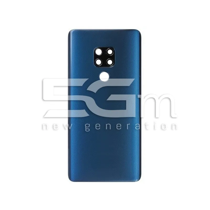 Rückabdeckung Blau + Kameraglas Huawei Mate 20 Ohne Logo | 5G-M.com