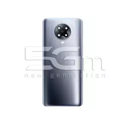 Retro Cover Nero + Vetrino Camera Xiaomi Poco F2 Pro No Logo