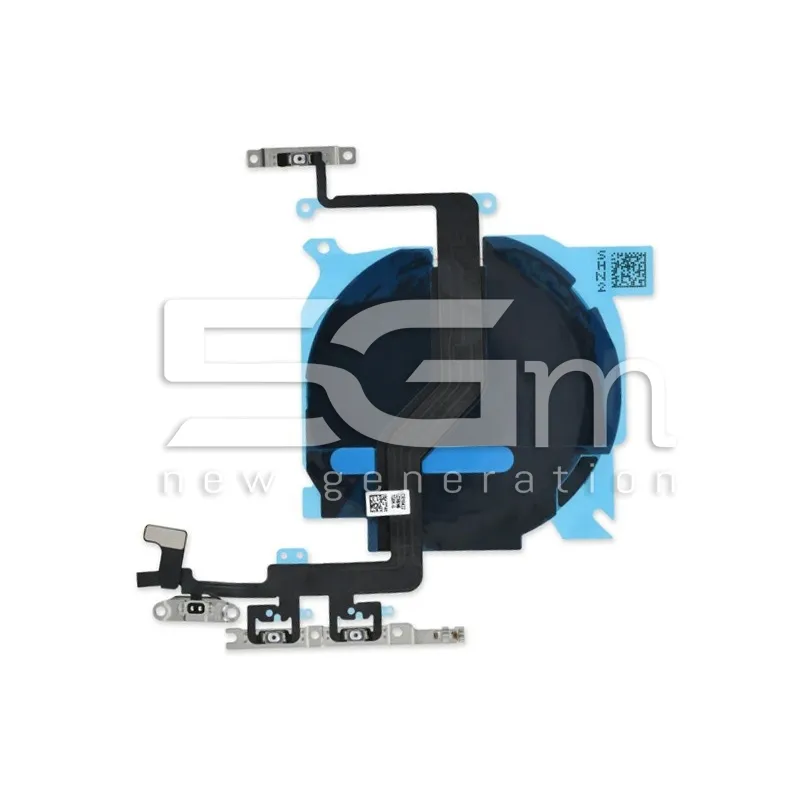 Draadloos Opladen + Volumeknop Flexkabel iPhone 12 Pro Max | 5G-M