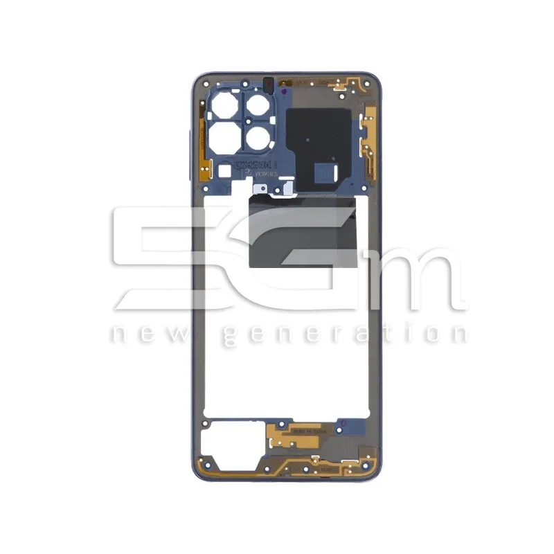 Middle Frame Blu + Antenna NFC Samsung SM-M536 M53 | Store Online 5G-M