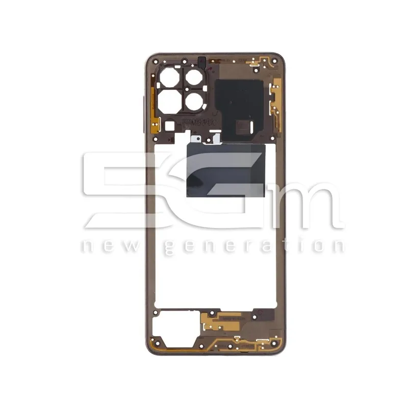 Mittelrahmen Braun + NFC-Antenne Samsung SM-M536 M53 | 5G-M.com