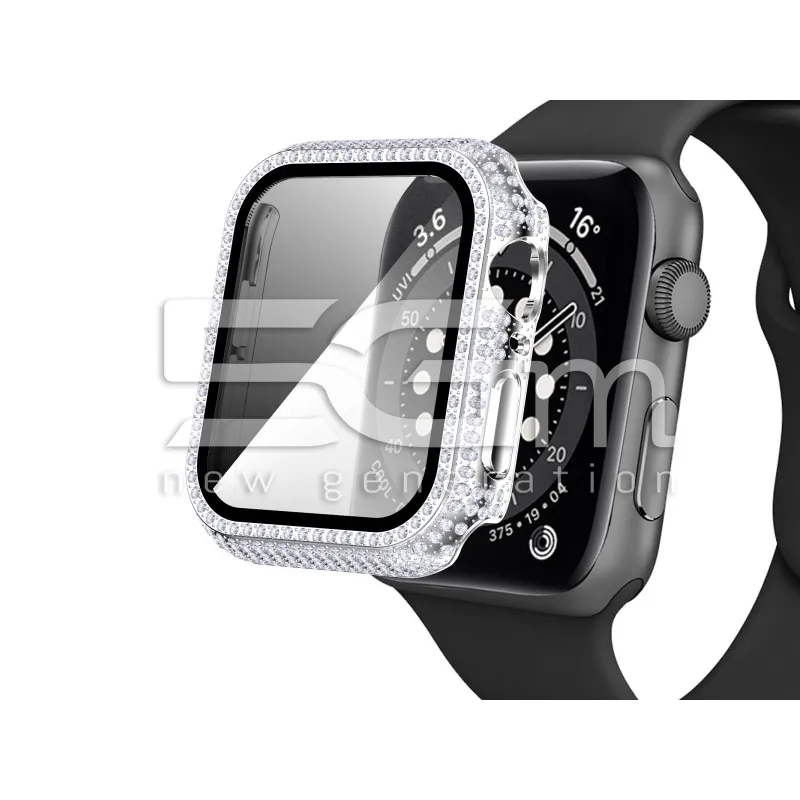 Cover Diamond Con Vetro Temperato Apple Watch Series 6 - SE - 5 - 4 - 44mm | Store Online 5G-M