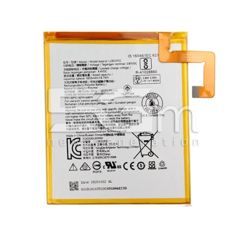 Akku L18D1P32 4850mAh Lenovo Tab M10 TB-X605F | 5G-M.com