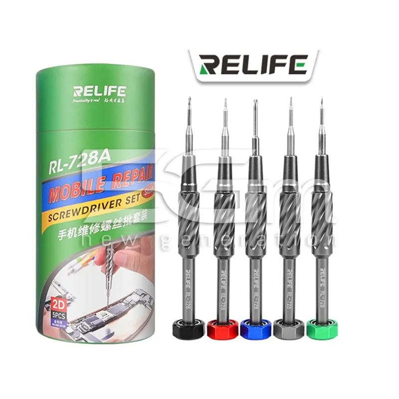 RELIFE RL-728A Kit 5 Cacciaviti Professionali 2D | 5G-M