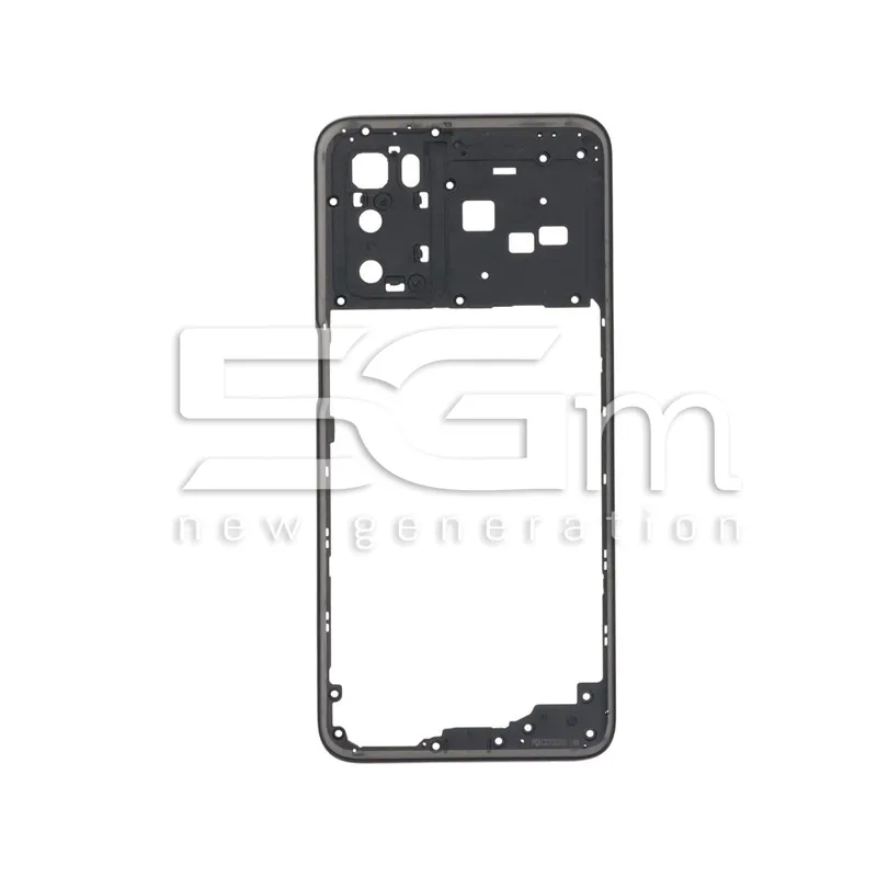 Középkeret Fekete OPPO A16 - A6s | 5G-M Online Áruház