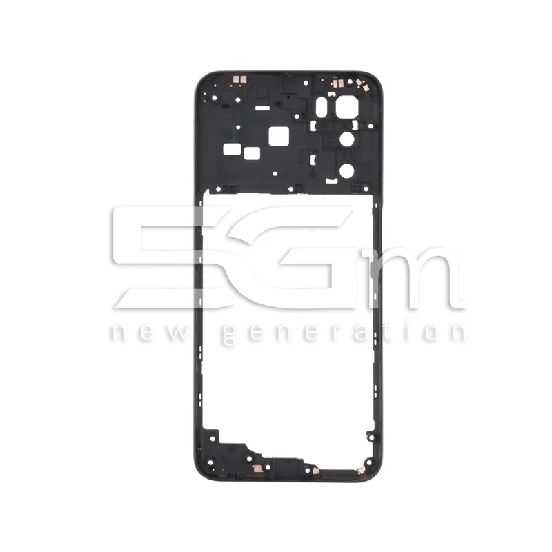 Középkeret Fekete OPPO A16 - A6s | 5G-M Online Áruház
