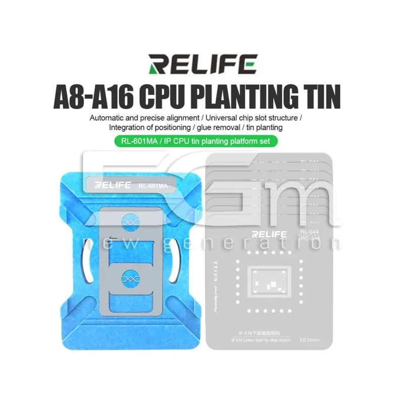 RELIFE RL-601MA Piattaforma Reballing CPU iPhone A8-A16 | 5G-M
