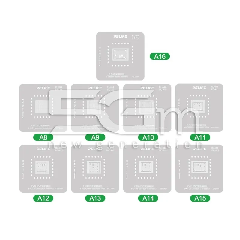 RELIFE RL-601MA Piattaforma Reballing CPU iPhone A8-A16 | 5G-M