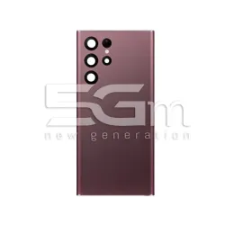 Coque Arrière Bordeaux + Verre Caméra Samsung S22 Ultra | 5G-M