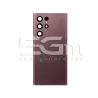 Retro Cover Burgundy + Vetrino Camera Samsung SM-S908 S22 Ultra No Logo | Store Online 5G-M