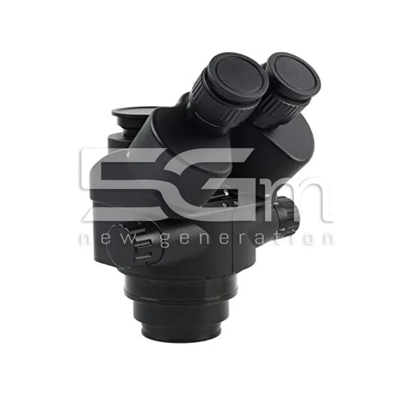 Testa Microscopio Trinoculare Nera 7X-45X | Store Online 5G-M
