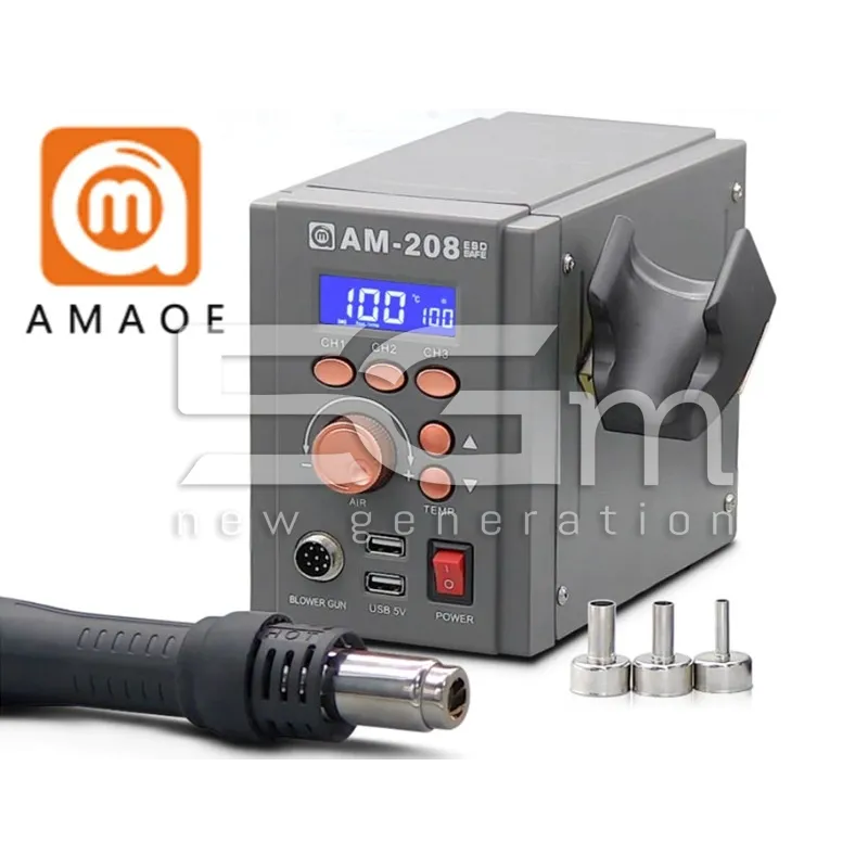 Amaoe AM-208 Stazione Aria Calda 750W | Store Online 5G-M