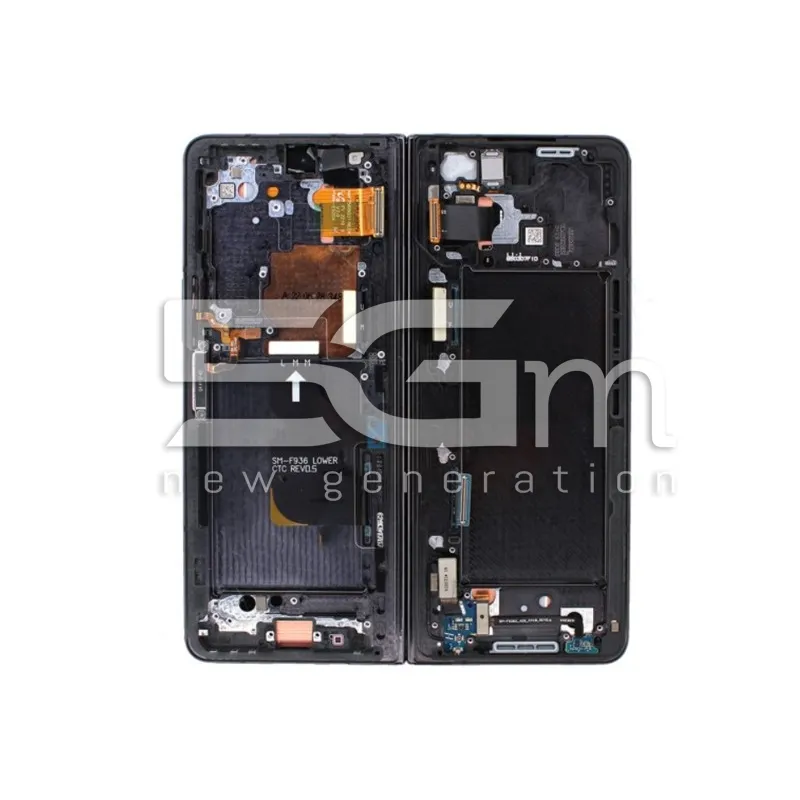 Display Touch + Frame Black Samsung SM-F936 Fold 4 Ori | 5G-M Online Store