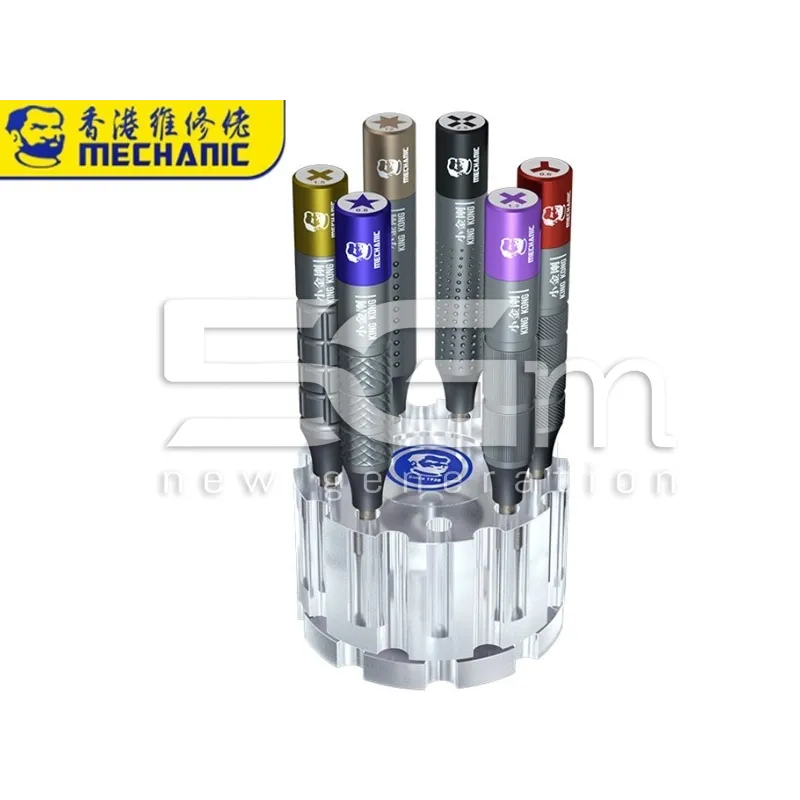 Mechanic KING KONG Set 6 Cacciaviti Precisione + Box | 5G-M