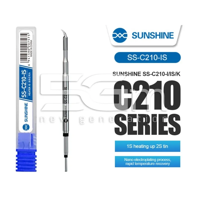 Sunshine SS-C210-IS Pointe Courbe pour Manches T210 | 5G-M