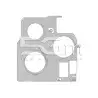 Rear Camera Bracket iPhone 14 Pro - 14 Pro Max