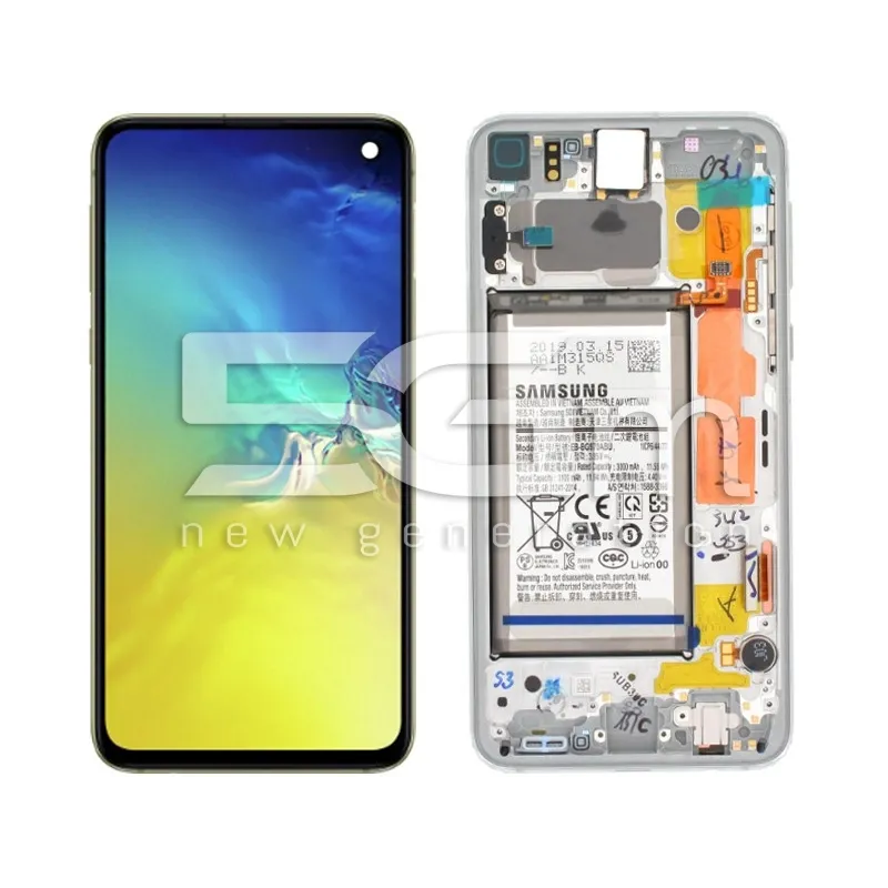 Display Touchscreen Prims White + Rahmen Samsung S10e Ori | 5G-M Online Shop