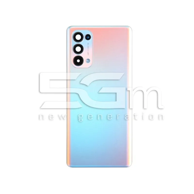 Coque Arrière Anti Lumière Bleue + Verre Caméra OPPO Reno 5 Pro 5G Sans Logo