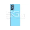 Capac Spate Albastru + Geam Cameră OPPO Reno 5 Pro 5G Fără Logo | 5G-M