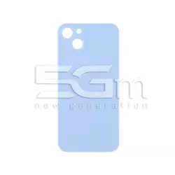 Retro Cover Blu iPhone 14 Big Hole No Logo