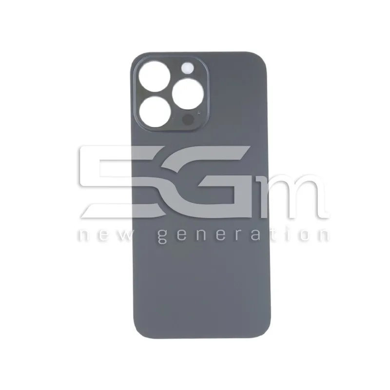Coque Arrière Noir iPhone 14 Pro Grand Trou Sans Logo | 5G-M