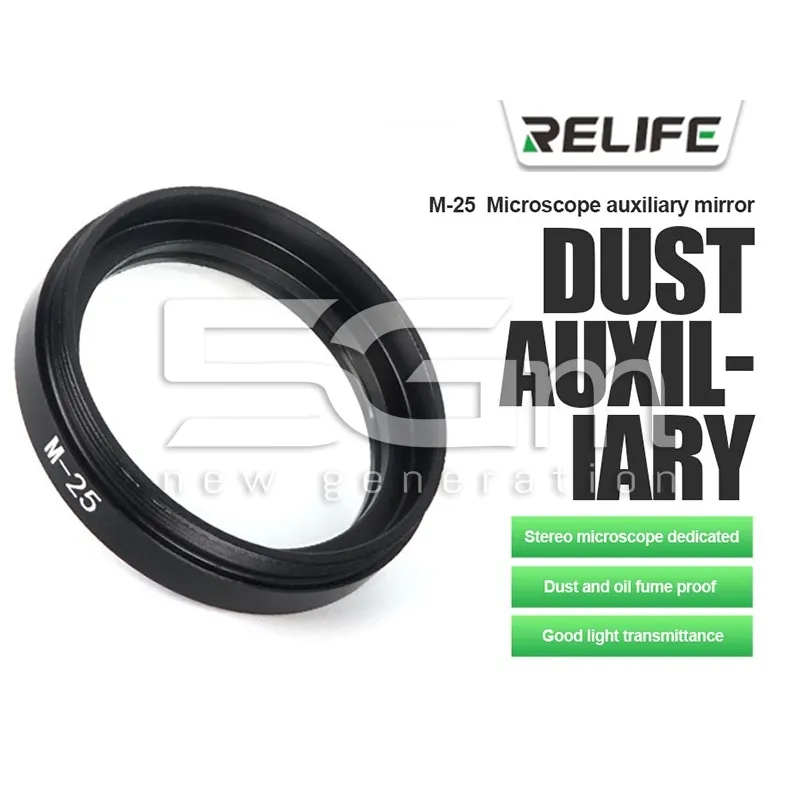 RELIFE M-25 Lentille de Protection pour Microscope | 5G-M