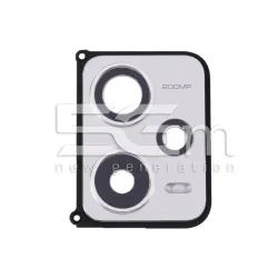 Vetrino Camera Posteriore + Frame Silver Xiaomi Redmi Note 12 Pro+ | Store Online 5G-M