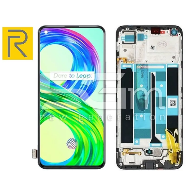 Display Touch + Frame Nero Realme 8 4G RMX3085 Ori | Store Online 5G-M
