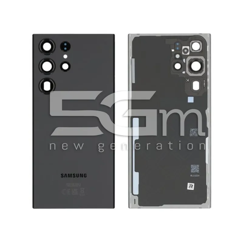 Retro Cover + Vetrino Camera Nero Samsung SM-S918 S23 Ultra Ori | Store Online 5G-M